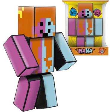 Imagem de Boneco 25 cm mana gamer minecraft - algazarra