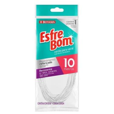 Imagem de Esffrebom Corda De Varal Aço Revestido Bettanin