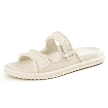Imagem de Sandalia Nuvem Feminina Papete Anatomica Ortopedica Conforto (Branco, BR, Adulto, Faixa Numérico, 35, 36)