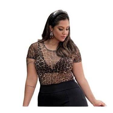 Imagem de Body Verão tule P ao XG BVT - DONNA MOÇA, Onça, G