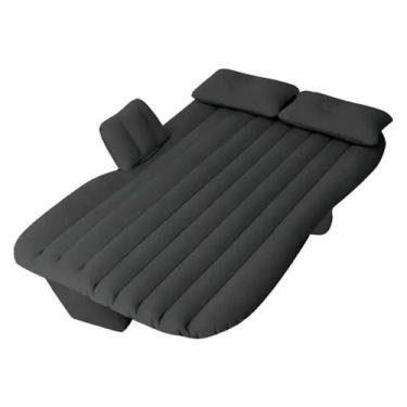 Imagem de Cama Colchão Para Carro Inflável Viagem Resistente MC001 Cor Preto - T