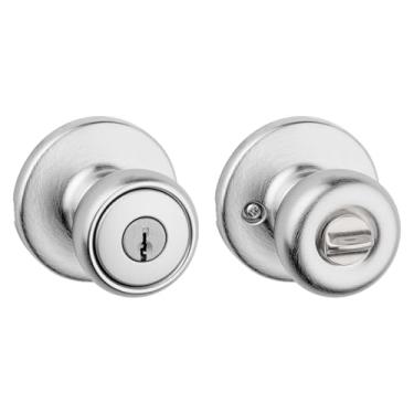Imagem de KWIKSET 94002-829 Cadeado de entrada Tylo de segurança, cromado acetinado