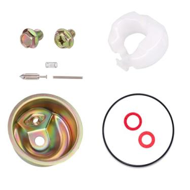 Imagem de 10 peças de ferramentas de carburador, kit de carburador com boia de câmara junta de pino de vedação de mola de agulha e arruelas de parafuso de vedação para GX240 GX270 GX340 GX390 16010-ZE2-812