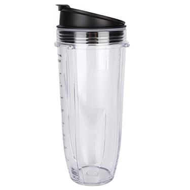 Imagem de KIMISS Copo de Substituição de 32 Onças Com Tampa para o Liquidificador Nutri - Acessórios de Espremedor para Bebida Suave e Viagens Fáceis