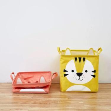 Imagem de CESTO ORGANIZADOR MULTIUSO DOBRAVEL PROVA D'ÁGUA P/ROUPA SUJA BRINQUEDOS(Aleatorio personagem)