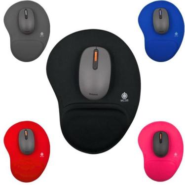 Imagem de Mousepad Ergonomico Com Apoio Descanso De Punho Conforto Nfe - MCSB, P