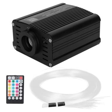 Imagem de Zerodis Luminária de Fibra óptica de 16w Conjunto Com Chip LED RGBW, Controle Remoto Sem Fio RF, Crie um Ambiente Romântico para Home Theater, Lâmpada Decorativa DIY