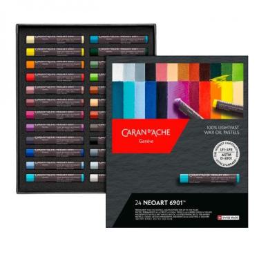 Imagem de Giz Pastel Neoart Caran D'ache 24 Cores