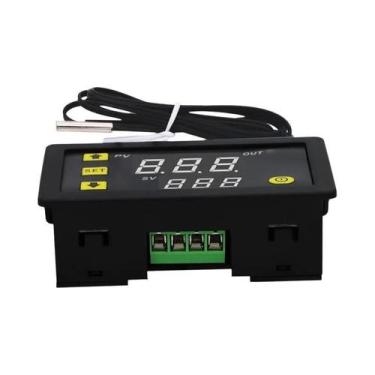 Imagem de Termostato De Controle De Temperatura Digital 12V 24V Com Display LED 