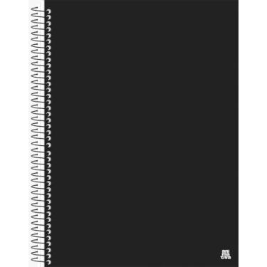 Imagem de Caderno 20 Matérias Animativa Black Capa Dura Universitário