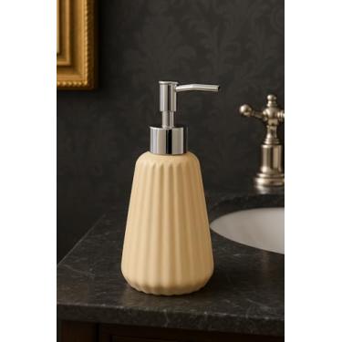 Imagem de Dispenser De Sabonete Líquido De Cerâmica 250ml - Jolitex Mek - Essentia Bege