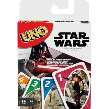 Imagem de UNO Jogo de Cartas Star Wars para crianças a partir de 7 anos