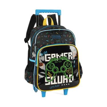 Imagem de Mochila Escolar Com Rodinhas Video Game Player Luxcel UP4YOU