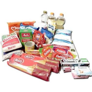 Imagem de Cesta Básica Completa- 25 Itens ( Qualidade) - Envio Imediat - Higipac