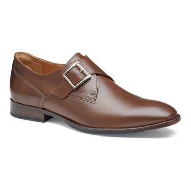Imagem de Johnston & Murphy Richland Monk Strap Oxford masculina, Mogno de flor integral, 40