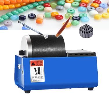 Imagem de Kit Profissional De Polimento De Pedras Preciosas, MáQuina EléTrica De Polimento De Pedras Preciosas Com Cilindro De Borracha à Prova De Vazamentos E Funcionamento Silencioso, Para Cristais, Pedras