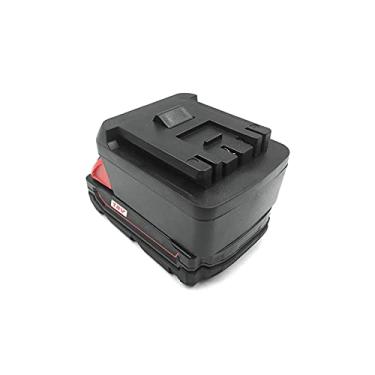 Imagem de Adaptador de ferramenta elétrica, adaptador de ferramenta elétrica ABS+PC para bateria de íon de lítio Milwaukee 18V para Bosch com carregamento, suporta carregamento de baterias de ferramentas