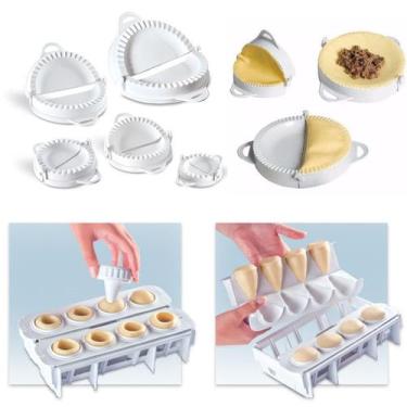 Imagem de 1 kit Fecha Pastel Fogazza Com 5 Formas + 1 Fabrica De Coxinha 8 forma