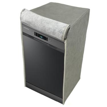 Imagem de CAPA PARA LAVA LOUÇAS SAMSUNG 10 SERVIÇOS IMPERMEÁVEL FLEX (Cinza)