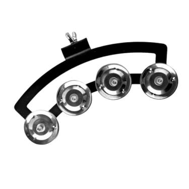 Imagem de menolana Pandeiro Hi Hat Instrumento de Percussão de Mão Música Pandeiro para Crianças Adultos Cantores, S