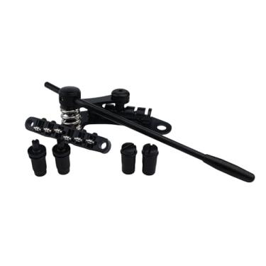 Imagem de Guyker Conjunto de reposição para ponte de guitarra Tremolo TM85 e GM005 Tune-O-Matic Roller Saddle Bridge Combo peça de substituição compatível com guitarras elétricas Les Paul LP SG 6 cordas, preto