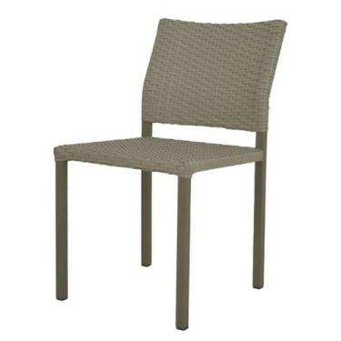 Imagem de Cadeira Para Cozinha e Área Externa de Alumínio e Fibra Sintética Mode