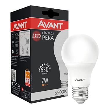 Imagem de Lâmpada Pera LED, 7W, Luz branca 6500K, 12V, Soquete E27, Avant