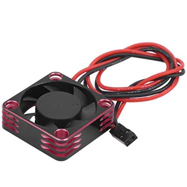 Imagem de Ventilador de Resfriamento de Alumínio High RPM Dissipação de Calor Com Eficiência para RC540 Peças de Acessório de Motor Sem Escova (Vermelho)