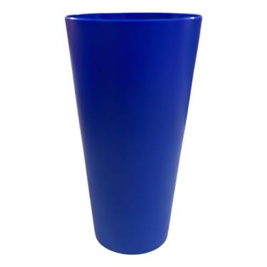 Imagem de Kit 50 Copos Ecológicos 550ml Reutilizáveis – Ideais para Festas e Eventos (Azul)