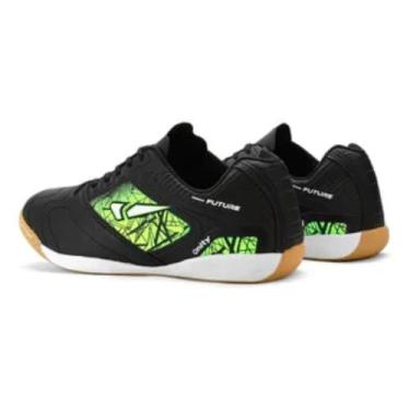 Imagem de Tênis Chuteira Masculino Futsal Society Quadra Futebol Leve (Preta, BR, Adulto, Numérico, 43)