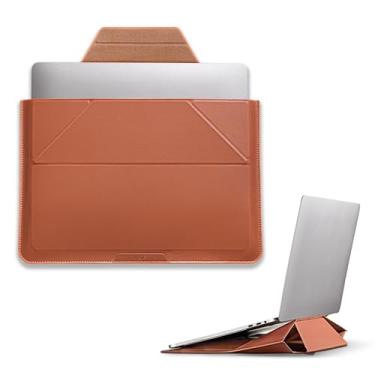 Imagem de MOFT Capa para laptop, bolsa para laptop 2 em 1 e suporte para MacBook Air/Pro de 13 polegadas e Dell/HP/Lenovo/Asus, bolsa elegante para computador com armazenamento expansível para acessórios de