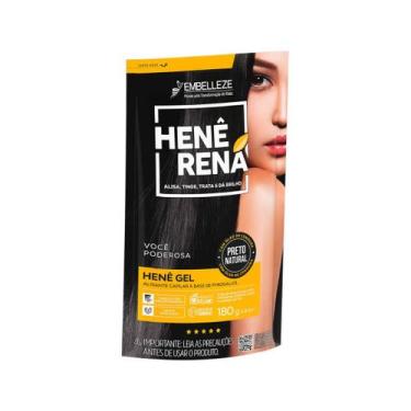 Imagem de Emb hene gel rena 180g sache preto natural - EMBELLEZE