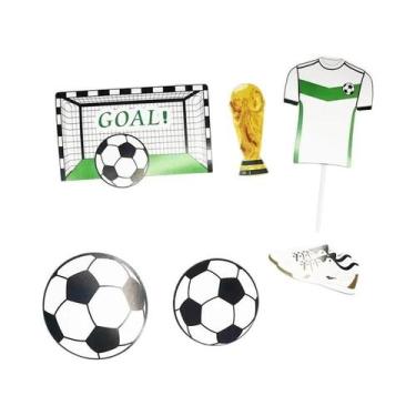 Imagem de Topper De Cupcake Para Menino De Futebol, Boneca De Jogador De Campo D