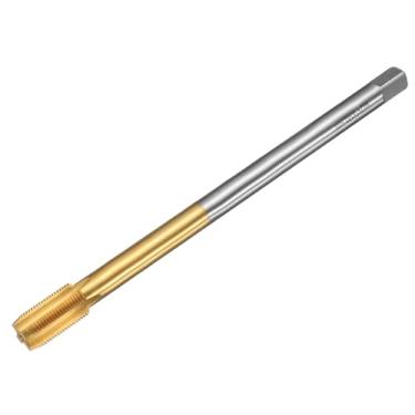 Imagem de uxcell Torneira de rosca métrica M12 x 1 H2 160 mm rosca reta rosca fresadora torneiras ferramenta de reparo de rosqueamento