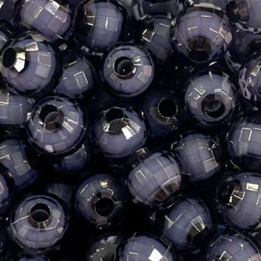 Imagem de Missanga bola globinho passante sextavada 8mm aproximadamente 390 peça