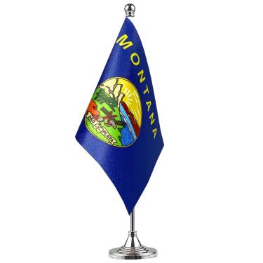 Imagem de Bandeira de mesa pequena da GentleGirl.USA American State