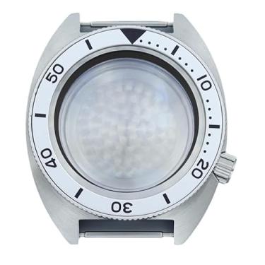 Imagem de FEIYASHI Relógio moderno à prova d'água de aço inoxidável 10 ATM para NH35 NH34 NH36 Movimento Skx Modificado Abalone Peças de relógio, NH35 34/36/38 Movimento + Anel Capítulo Preto Escuro 7, Caixa de