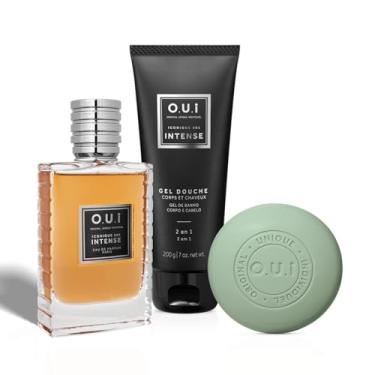 Imagem de O.U.i Combo Iconique 001 Intense: Eau De Parfum 75ml+ Shower Gel 200g + Sabonete de Barbear Savon Barbe 90g