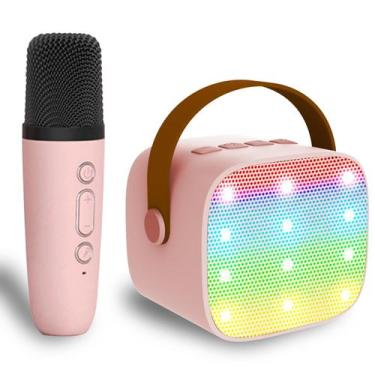 Imagem de Máquina de karaokê Darkant Mini para crianças e adultos com Bluetooth