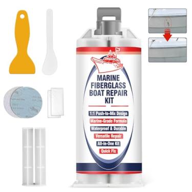 Imagem de AstraVox Kit de reparo de fibra de vidro para barcos 100 g