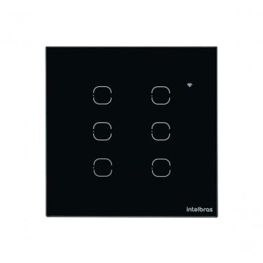Imagem de Interruptor Smart Touch Intelbras Wifi Preto