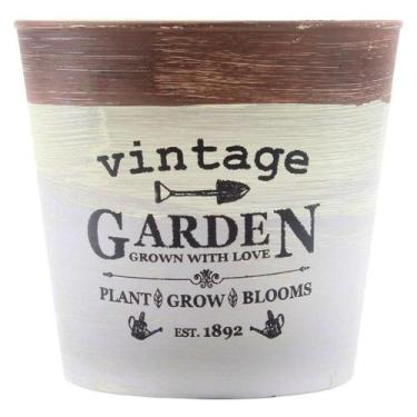 Imagem de Mini Vaso De Planta Cachepot Estampado Decorado 12,5cm - Gici Casa