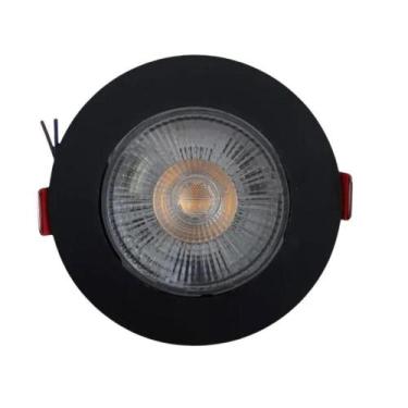 Imagem de Spot Led Supimpa Avant Quadrado Preto - 5w - 3000k Luz Amarela