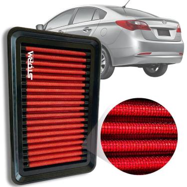 Imagem de Filtro Ar Esportivo Hyundai Hb20S 1.0 12V Ano 2012 A 2019