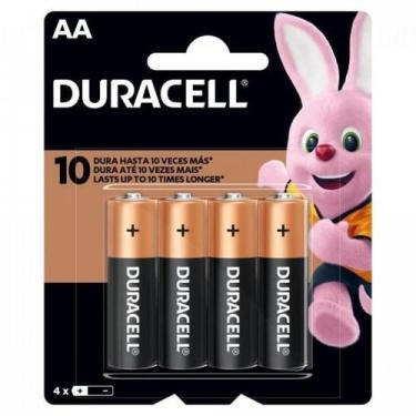 Imagem de Pilha Alcalina 1,5V Aa Mn1500 (C/4 Pilhas) Duracell