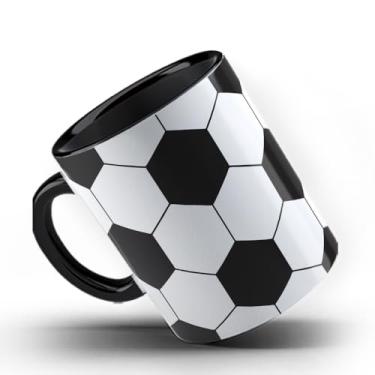 Imagem de Caneca xicara Bola Futebol Ball Football Fútbol 25 (Branca)