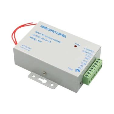 Imagem de Fonte De Alimentação Mini 12V 5A Para Controle De Acesso Por Impressão