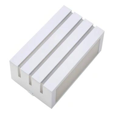 Imagem de 2X Luminária Arandela Frisada Decoração Jardim Área Externa