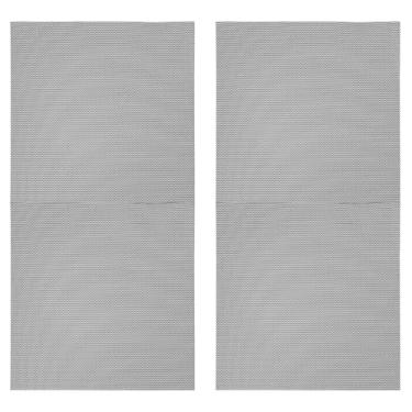 Imagem de PATIKIL Furo de malha de poeira 100 x 50 cm 0,3 cm, 2 peças de filtro de poeira de PVC para refrigerador de computador, capa de policarbonato para refrigerador de computador, capa de ventilador à