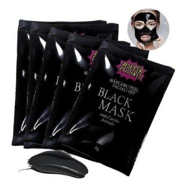 Imagem de Mascara Removedora De Cravos Black Mask C/5 Uni - Super Poderes